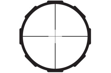 Image of Crimson Trace Long Gun Rifle Scope, 3-9X40mm, Second Focal Plane, Non-illuminated Traditional Duplex MOA Reticle, Black, CSA-1309