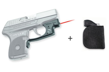 Image of Crimson Trace Laserguard Sight for Ruger LCP w/ DeSantis Ambidexterous - Black - Super Fly Holster