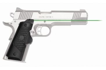 Image of Crimson Trace Master Series Green Laser for 1911 Full-Size Aluminum Black LG-923G