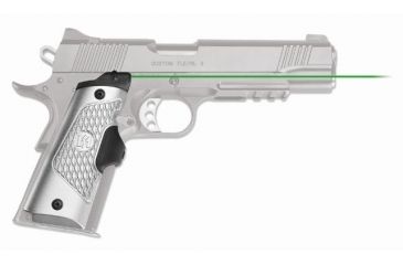 Image of Crimson Trace Master Series Green Laser for 1911 Full-Size Aluminum Silver LG-922G