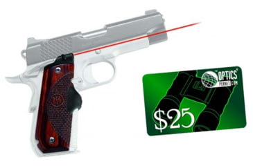 Image of Crimson Trace Master LaserGrip - Full Size 1911 Round Heel, Rosewood LG-907 w/ 25 Dollar Email Gift Certificate