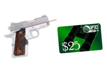 Image of Crimson Trace Master LaserGrip Laser Sight for 1911 Govt + Commander, Walnut LG-908 w/ 25 Dollar Email Gift Certificate