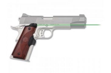 Image of Crimson Trace Master Series Lasergrip w/ Green Laser for 1911 Full-Size, Rosewood, LG-901G