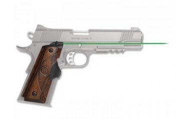 Image of Crimson Trace Master Series Lasergrip w/ Green Laser for 1911 Full-Size, Walnut, LG-908G