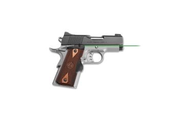 Image of Crimson Trace Master Series Cocobolo Diamond Lasergrips, Green Laser, Fits Compact 1911, Black/Brown, LG-921G