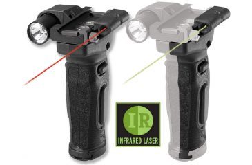Image of Crimson Trace Modular Vertical Foregrip Red Laser Sight / Flashight w/ IR Module MVF-515 Red/IR Mod