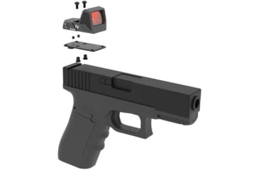 Image of Crimson Trace Rad Dovetail Mounting Kit Glock Full Size/42/43/48, Low Profile, 01-3000186