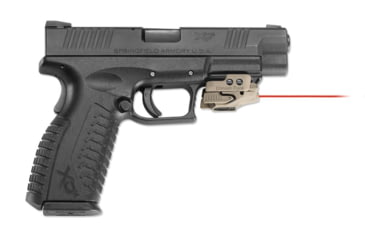 Image of Crimson Trace CMR-201 Rail Master Universal Laser Sight, M1913 Rail/Glock, Red Dot, Coyote Tan, 01-3000228