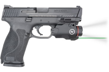 Image of Crimson Trace CMR-207 Rail Master Pro Laser Sight &amp; Tactical Light System, Universal Rail Mount, Green Laser, Black, CMR-207G