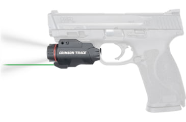 Image of Crimson Trace CMR-207 Rail Master Pro Laser Sight &amp; Tactical Light System, Universal Rail Mount, Green Laser, Black, CMR-207G