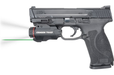 Image of Crimson Trace CMR-207 Rail Master Pro Laser Sight &amp; Tactical Light System, Universal Rail Mount, Green Laser, Black, CMR-207G