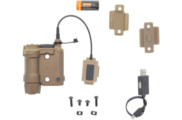 Image of Crimson Trace Rail Master Laser Sight & Tactical Light System, Green Laser Color/White Light, Universal Rail Mount, CMR-301 TAN
