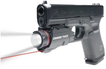 Image of Crimson Trace CMR-207 Rail Master Pro Laser Sight &amp; Tactical Light System, Universal Rail Mount, Red Laser, Black, CMR-207