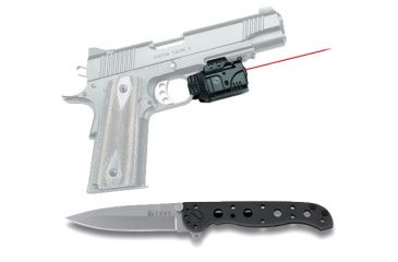 Image of Crimson Trace Railmaster Pro Red Lasergrip w/ CRKT Knife CMR-205 CRKT