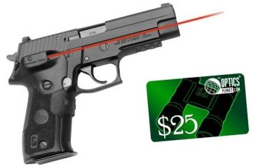 Image of Crimson Trace Sig Sauer P226- LaserGrips-Front Activation, Dual Can IR/Red, Black LGD-426C w/ 25 Dollar Email Gift Certificate
