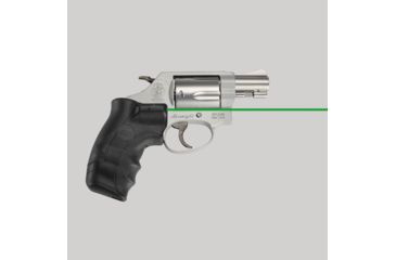 Image of Crimson Trace Smith and Wesson J-Frame Revolver Round Butt Lasergrip Green Laser Sight
