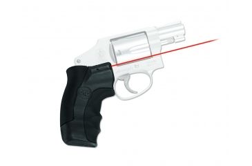Image of Crimson Trace Smith and Wesson J-Frame Revolver Round Butt Lasergrip Red Laser Sight LG-350