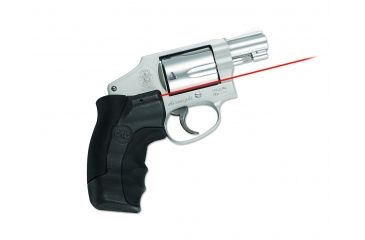 Image of Crimson Trace Smith and Wesson J-Frame Revolver Round Butt Lasergrip Red Laser Sight LG-350