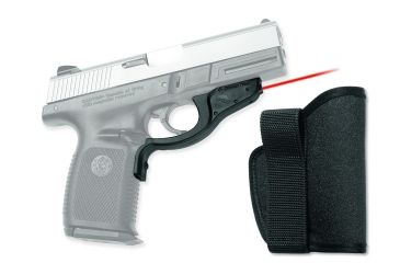 Image of Crimson Trace Smith and Wesson, Sigma, Polymer Laserguard Overmold, Front Activation, with Holster, Sleeved 74497
