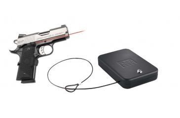 Image of Crimson Trace Springfield EMP-Master Series-G10 Lasergrip &amp; FREE Nanovault NV 200 Hand Gun Safe