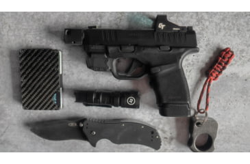 Image of Crimson Trace Springfield Hellcat CTC Laserguard Green Laser, Black, 01-01820