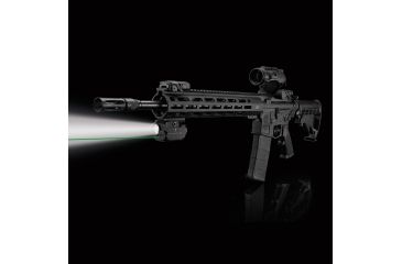 Image of Crimson Trace Tactical Light for Picatinny or Similar Rail Equipped Long Guns with at least 2-3/4 in of rail length, 300 Lumen Green Laser, Black, CMR-300
