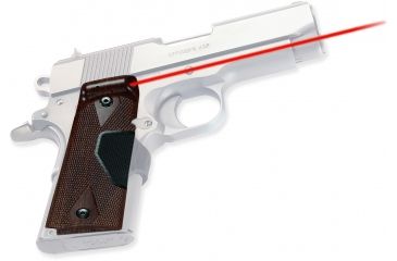 Image of DEMO Crimson Trace Walnut Lasergrip - Officers Defender Compact 1911 - LG-404 P16