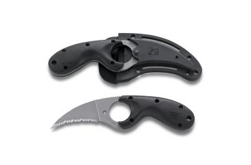 Image of CRKT Bear Claw Knife - Sharp Tip, Nylon Sheath, Serrated Edge 2515