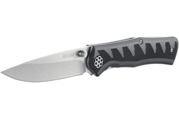 Image of CRKT ASSISTED OPENING LOCKING LINER, Crack Shot Compact, Black and Gray, 3.5 R1205