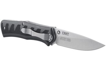 Image of CRKT ASSISTED OPENING LOCKING LINER, Crack Shot Compact, Black and Gray, 3.5 R1205