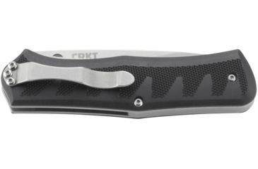 Image of CRKT ASSISTED OPENING LOCKING LINER, Crack Shot Compact, Triple Point Serrations, Black and Gray, 3.5 R1206