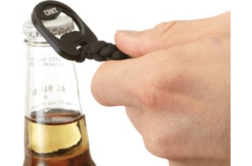 Image of CRKT Bottle Opener Paracord Accessory - Black, Black 9450K