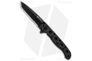 Image of CRKT Carson M16-10K EDC Folding Knife, 3.00in, 8Cr13MoV Stainless Steel, Tanto Blade, Zytel Black Handle, Black/Black, 7.00in, BHQ-87746