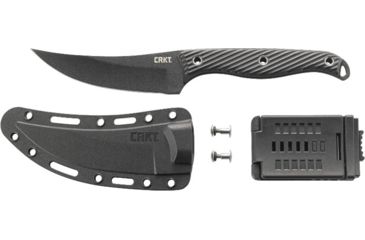Image of CRKT Clever Girl Fixed Blade Knife w/Sheath, 4.6in 54-56 HRC Plain Blade, G10 Handle CR 2709C