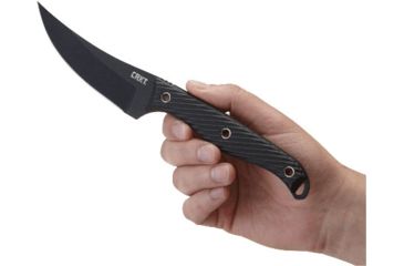 Image of CRKT Clever Girl Fixed Blade Knife w/Sheath, 4.6in 54-56 HRC Plain Blade, G10 Handle CR 2709C