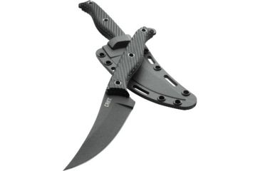 Image of CRKT Clever Girl Fixed Blade Knife w/Sheath, 4.6in 54-56 HRC Plain Blade, G10 Handle CR 2709C