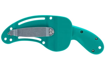 Image of CRKT Bear Claw 2.39in Fixed Blade Knife, AUS 8, Hawkbill, Green w/Veff Serrations Glass-Reinforced Nylon, 2511T