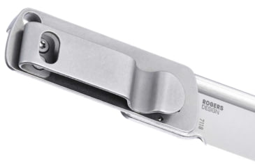 Image of CRKT Box Key Folding Knife, 1.24in, 8Cr13MoV Stainless Steel Blade, Utility Blade, Stainless Steel Handle, 7118