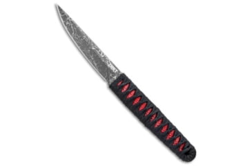 Image of Crkt CRKT Burnley Obake Fixed Blade Knife Red 3.64" Gray TiNi 2367R, Black/Red, Stainless Steel, adult, BHQ-72808