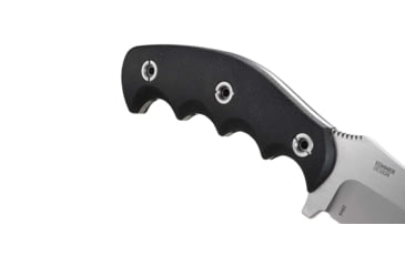 Image of CRKT Catchall Fixed Blade Knife, 5.51in, High-Carbon Stainless Steel, Sheepfoot, Black Glass-Reinforced Nylon w/Rubber Handle, 2866