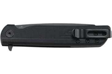 Image of CRKT Columbia River 3802K LCK + Assisted Opening Folding Knife, 3.24in, 8Cr13MoV, Tanto, Glass-Reinforced Nylon, Black, 3802K
