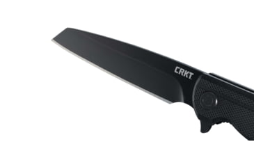 Image of CRKT Columbia River 3802K LCK + Assisted Opening Folding Knife, 3.24in, 8Cr13MoV, Tanto, Glass-Reinforced Nylon, Black, 3802K