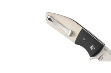 Image of CRKT Curfew Assisted Assisted Opening Folding Knife, 3.1in, 8Cr13MoV Blade, Drop Point, Polished Resin Infused Fiber, Black/White Handle, 2867
