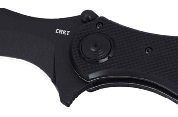 Image of CRKT Du Hoc Karambit Deadbolt Assisted Opening Folding Knife, 3.62in, D2, Hawkbill Blade, G10 Black Handle, 2635