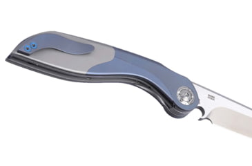 Image of CRKT Fial Folding Knife, 3.62in, 8Cr13MoV Stainless Steel Blade, Drop Point Blade, Blue G10 Handle, 5671