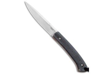 Image of Crkt CRKT Folts Biwa Fixed Blade Knife Black Resin Infused Fiber 3" Satin, Black, Sandvik 12C27, adult, BHQ-176876