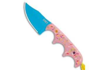 Image of Crkt CRKT Folts Minimalist Dessert WarriorR Bowie Neck Knife 2" Blue, Pink, 8Cr13MoV, adult, BHQ-189432
