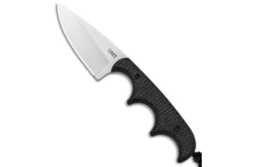 Image of Crkt CRKT Folts Minimalist Drop Point Neck Knife Black 2&quot; Satin 154CM, Black, 154CM, adult, BHQ-176875