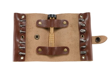 Image of CRKT Hex Bit Driver Tool Roll, 1.75x3.5x6.5in, Brass, 9911