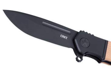 Image of CRKT Homefront Compact Folding Knife, 2.91in, CPM S35VN, Drop Point Blade, Brown G10 Handle, K245BKP